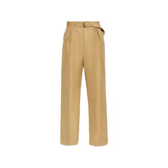 Dries Van Noten Wide Trousers, male, Beige, Size: S 3103 M.w. Pants