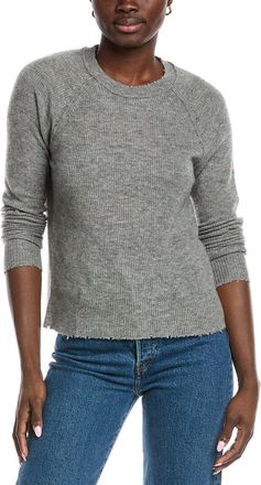 Autumn Cashmere Raw Edge Cashmere & Silk-Blend Sweater