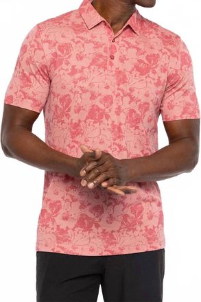 Travis Mathew Cactus Fruit Polo In Dusty Rose