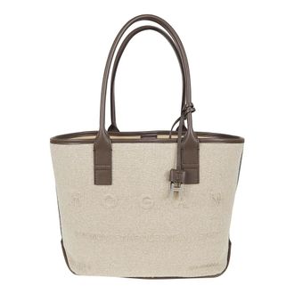 Hogan Tote Bags, female, Beige, Size: ONE SIZE Address Shopping Piccola Tessuto