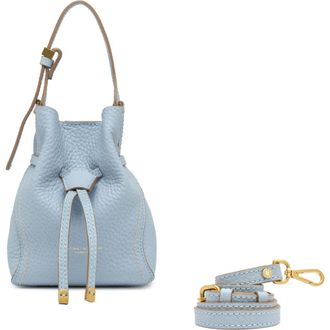 Gianni Chiarini Sienna Leather Bucket Bag in Light Blue at Nordstrom