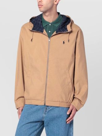 Polo Ralph Lauren zippered hooded jacket with side pockets