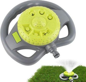 OEM Aspersor Para C&eacute;sped - Riego Exterior - Riego De Jard&iacute;n - Giratorio 360 Grados - 21 X 20 X 6 Cm - Verde