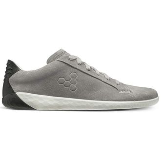 Vivobarefoot Geo Court Leather Womens Low Top Trainers - Zinc Grey - Size:UK 4