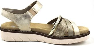Remonte Comfortabele synthetische schoen met verstelbare band - Dames - Sleehakken - Grijs - 42 EU - Schoenen