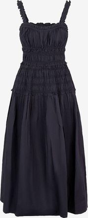 D&ocirc;en Gesmoktes Midi-Tr&auml;gerkleid Marianne