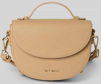 Hey Marly Lederhandtasche mit Label-Applikation Modell Soul Sister in Sand, Größe 1