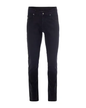 Emporio Armani Straight-Leg Medium Grey Denim Jeans with Five-Pocket Design