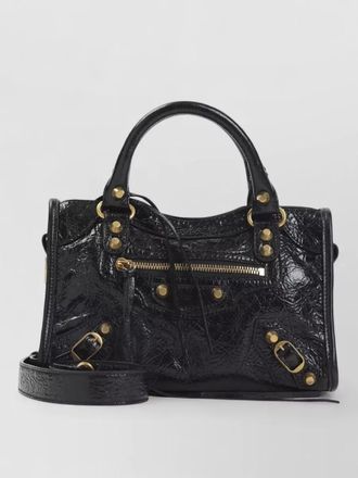 Balenciaga city mini shoulder bag top handles strap