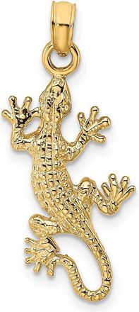 Diamond2Deal 10k Yellow Gold Lizard Charm