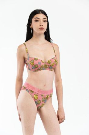 Moschino Pink Cotton Womens Bra