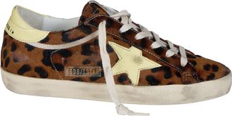 Golden Goose Super-Star Horsy Upper Toe Tongue Nappa Star Sneakers