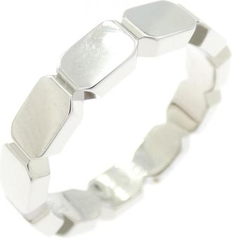 Chanel Platinum 950 Band Ring (Pre-Owned)