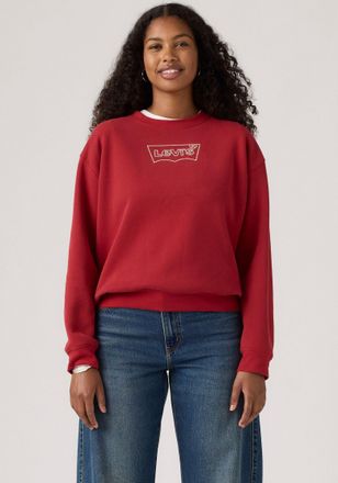 Levi's Sweatshirt LEVIS GR EVERYDAY CREW, Damen, Gr. XS (34), batwing iridescent r, Sweatware, Obermaterial: 58% Baumwolle, 42% Polyester, B&uuml;ndchen, Sweatshi