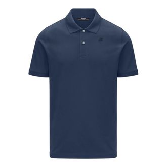K-Way K-Way, Polo Shirts, male, Blue, Size: M Amedee Pique Polo