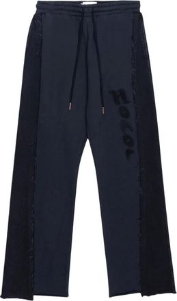 Honor The Gift denim-panel track pants - Black