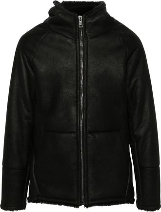 Eraldo Hooded Leather Jacket