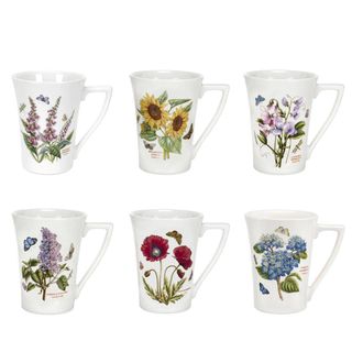 Portmeirion Set 6 Mugs - Botanic Garden