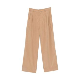 White Sand Wide Broeken - Dames - Broeken - Beige - Maat: XS