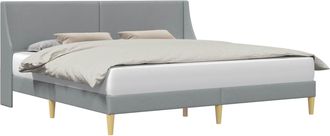 vidaXL Estructura De Cama Liso Con Cabecera Placa De Conexi&oacute;n Vidaxl