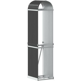 vidaXL Le&ntilde;ero Antracita 40x45x170 Cm Acero Galvanizado Vidaxl