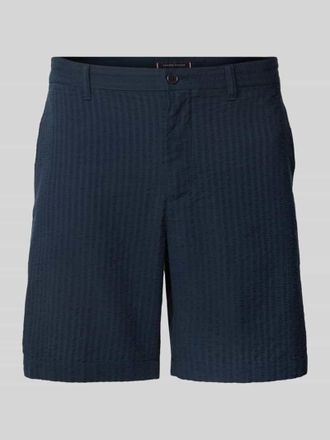 Tommy Hilfiger Regular Fit Shorts aus Baumwoll-Mix Modell MERCER in Marine, Gr&ouml;&szlig;e 34