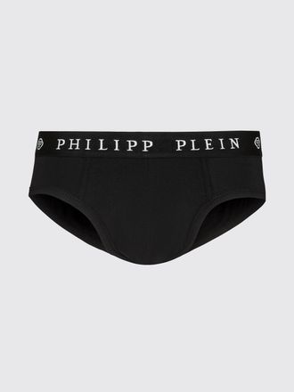 Philipp Plein Slip in cotone stretch con logo
