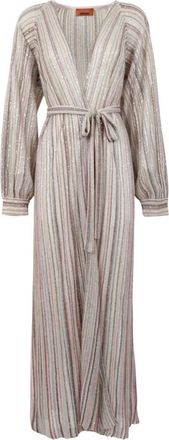 Missoni Lange Vest - Dames - Jurken - Roze - Maat: S Lame