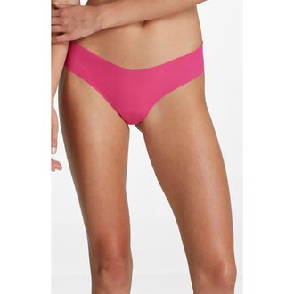 Commando Invisible Rib Thong in Commando Pink at Nordstrom