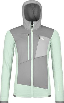 Ortovox Fleece Grid Hoody Fleecejacke f&uuml;r Damen | grau
