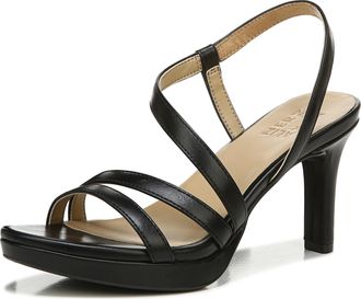 Naturalizer Womens Brenta Heeled Sandal, Black, 4 UK