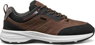 Geox U Senales B ABX - Heren - Sneakers - Bruin - 40 EU - Schoenen