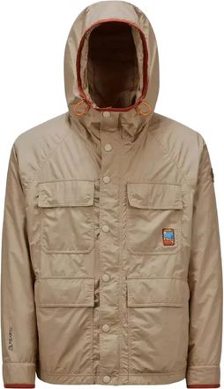 Moncler Heren, Jassen, Beige, Maat: L Nylon