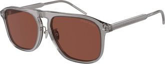 Giorgio Armani AR8212F Asian Fit 6070C5 Mens Sunglasses Grey Size 58