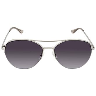 Calvin Klein Grey Gradient Pilot Ladies Sunglasses CK20121S 045 57