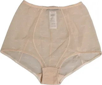 Dolce & Gabbana Womens Beige Nylon High Waist Girdle Panty Underwear 08+pa Clothing