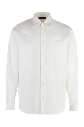 Gucci White Regular Logo Shirt