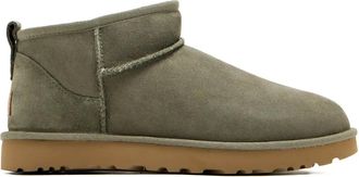 UGG Classic Ultra Mini suede boots - women - Recycled Wool/Sheep Skin/Shearling/TENCEL Lyocell (LENZING)/Suede/Recycled Polyester/Polyethylene v