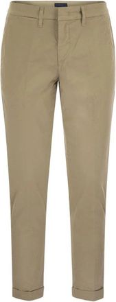 Fay Slim Fit Capri Broek - Heren - Chinos - Beige - W42 - Katoen - Broeken