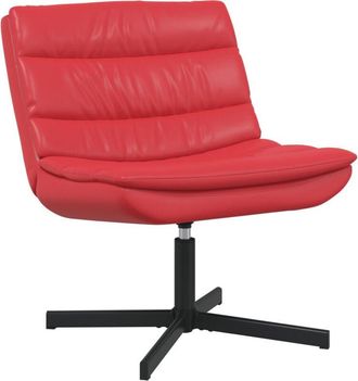 vidaXL Swivel Chair Red 63 x 75 x 76 cm PU vidaXL