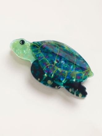 Fat Face FatFace Green Turtle Claw Clip
