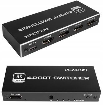 OEM Conmutador Hdmi 2.1 4x1 Conmutador 8k 4k 120hz 240hz