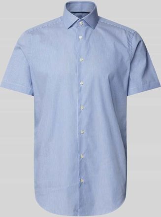 Christian Berg Regular Fit Business-Hemd mit Kentkragen in Royal, Größe 39/40