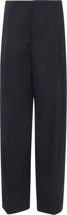 Victoria Beckham Wide Broeken - Dames - Wijde Broeken - Zwart - 2XS - Broeken