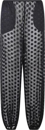 Frankie Shop Orissa Sheer Balloon Pants - Dames - Broeken - Zwart - M - Polyester - Broeken