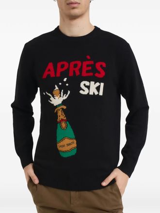 MC2 Saint Barth Trui met ronde hals - Zwart