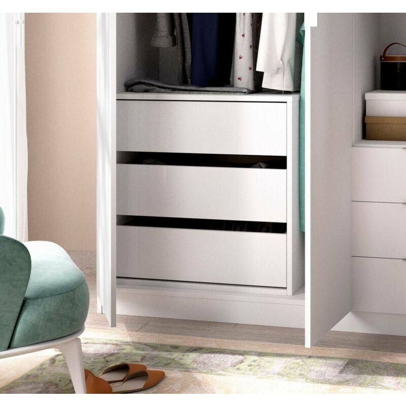 DMORA - Credenza Moderna A 4 Ante, Made In Italy, Madia Da Cucina, Buffet Di Design Da Soggiorno