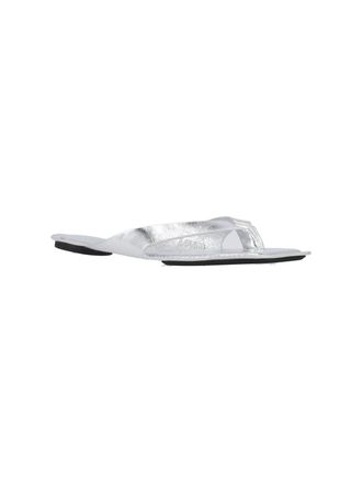 Maison Margiela Womens Sandals Silver Upper: Bovine Leather