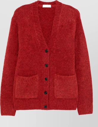 Dries Van Noten alpaca-blend oversized v-neck cardigan