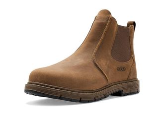 Keen San Jose Pull-On Boot (Soft Toe) Mens Work Boots Belgian/Gum : 11.5 D - Medium, Leather